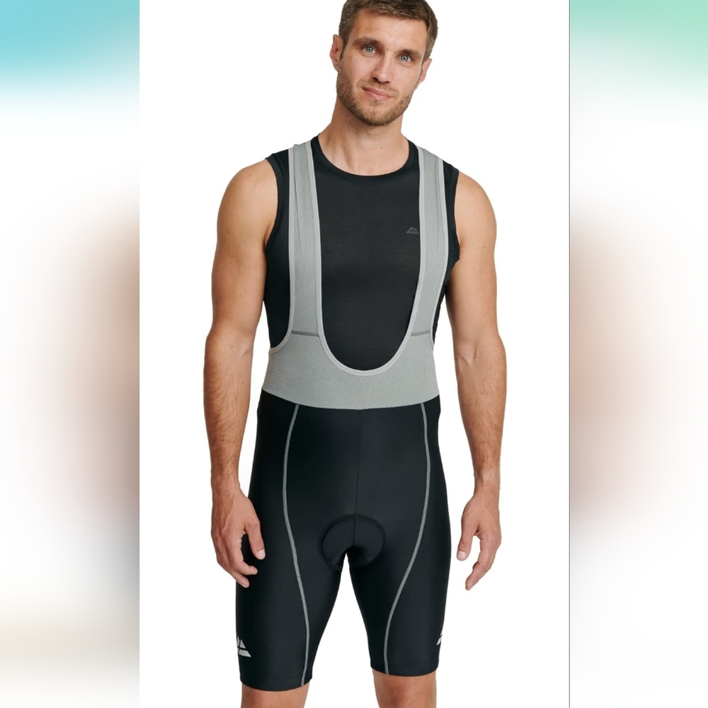 NWOT  Cycling Bib Shorts, Padded Bike Shorts or Leggings, Silicone Leg Grips